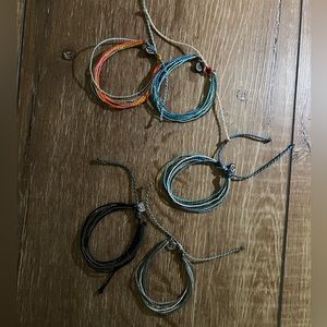 Pura Vida bracelets. Set of 5